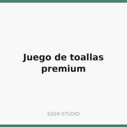 Juego de toallas 56