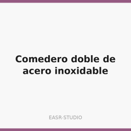 Comedero doble 14