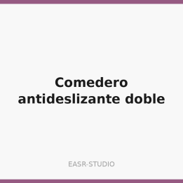Comedero doble 39