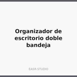 Bandeja doble 50